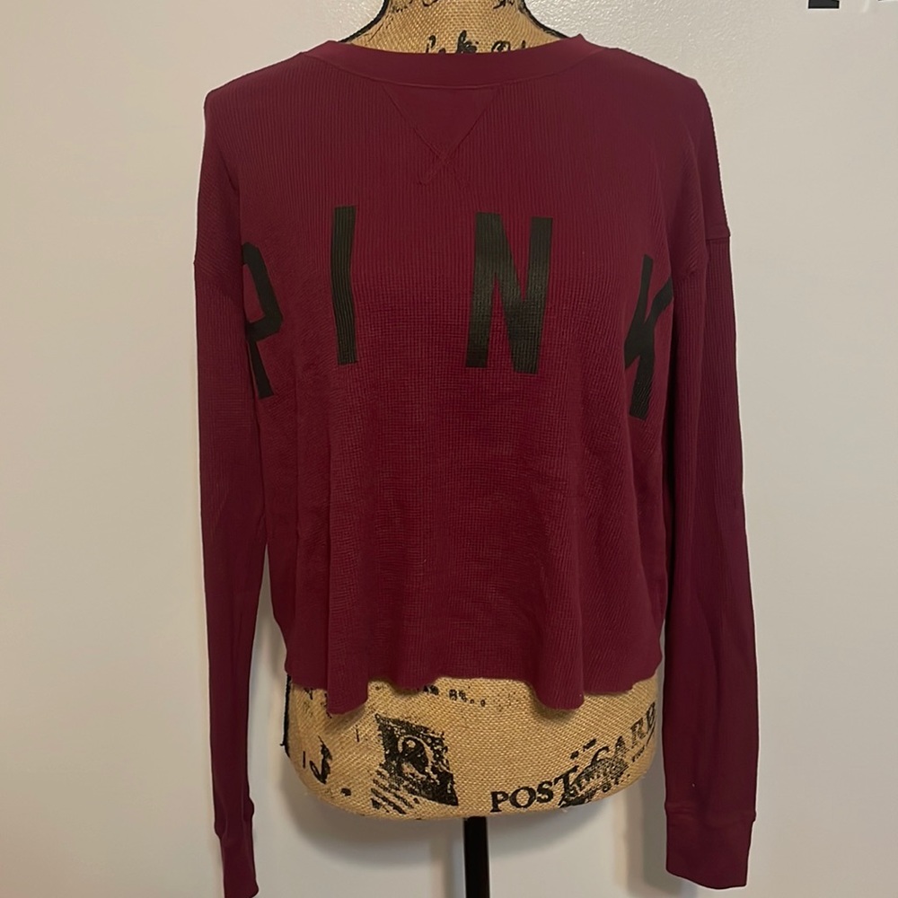 Pink long sleeve shirt